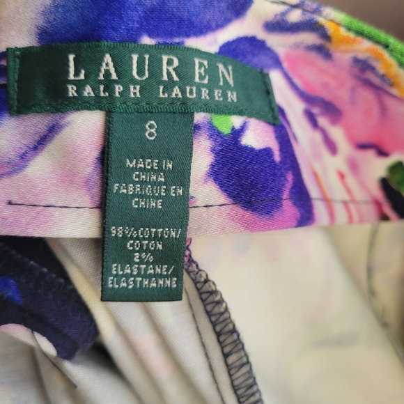 Ralph Lauren Pink and Yellow Knee-Length Pencil Skirt - Picture 5 of 6